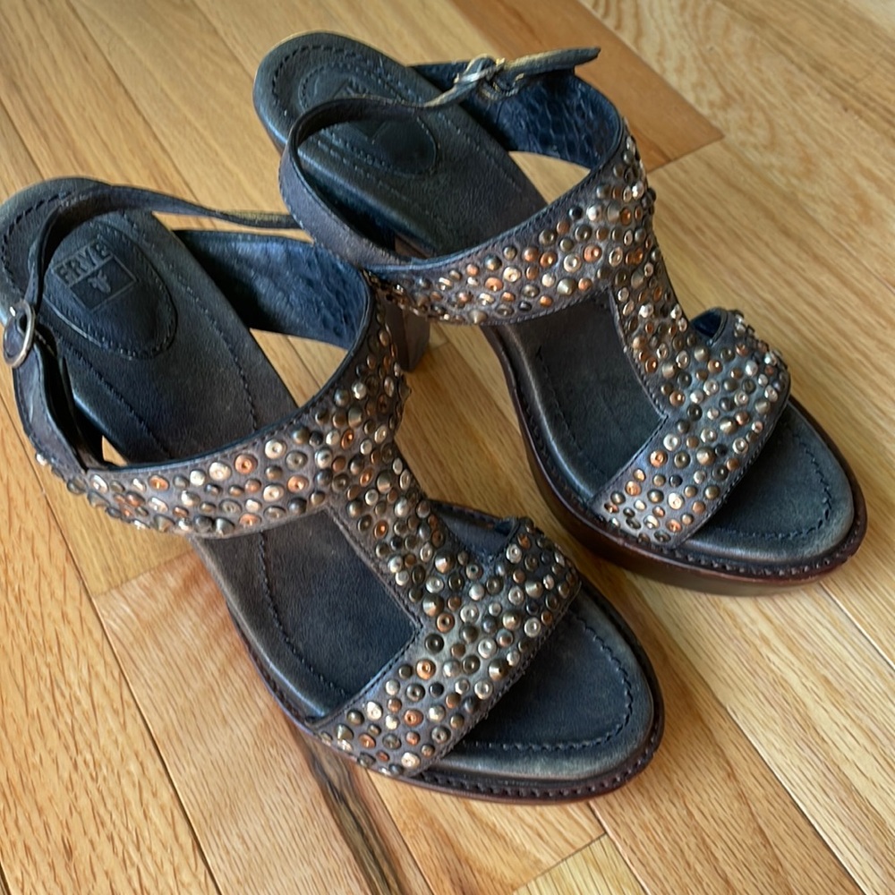 Frye Joy Studded Platform Sandals